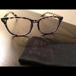 TIJN blue light blocking leopard glasses
